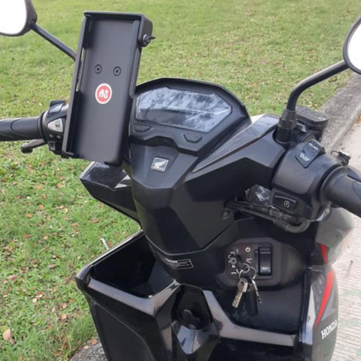 Muraaaahh.. As Holder Hp Motor Phone Holder Tutup Kunci Bracket Tempat Dudukan Hp Di Spion Motor Mat