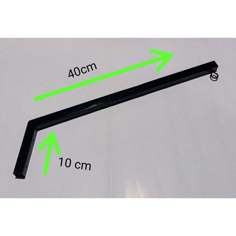 siku besi penyangga/Gantungan/ cantolan lampu tempel dinding