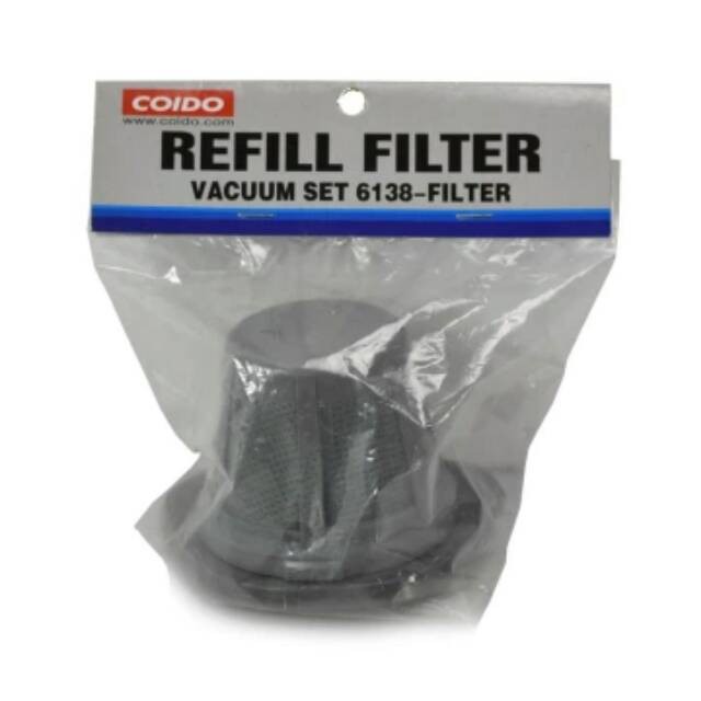 Coido Refill Filter Penghisap Debu Mobil 6138 - Isi Ulang Penghisap Debu Mobil Merk Coido