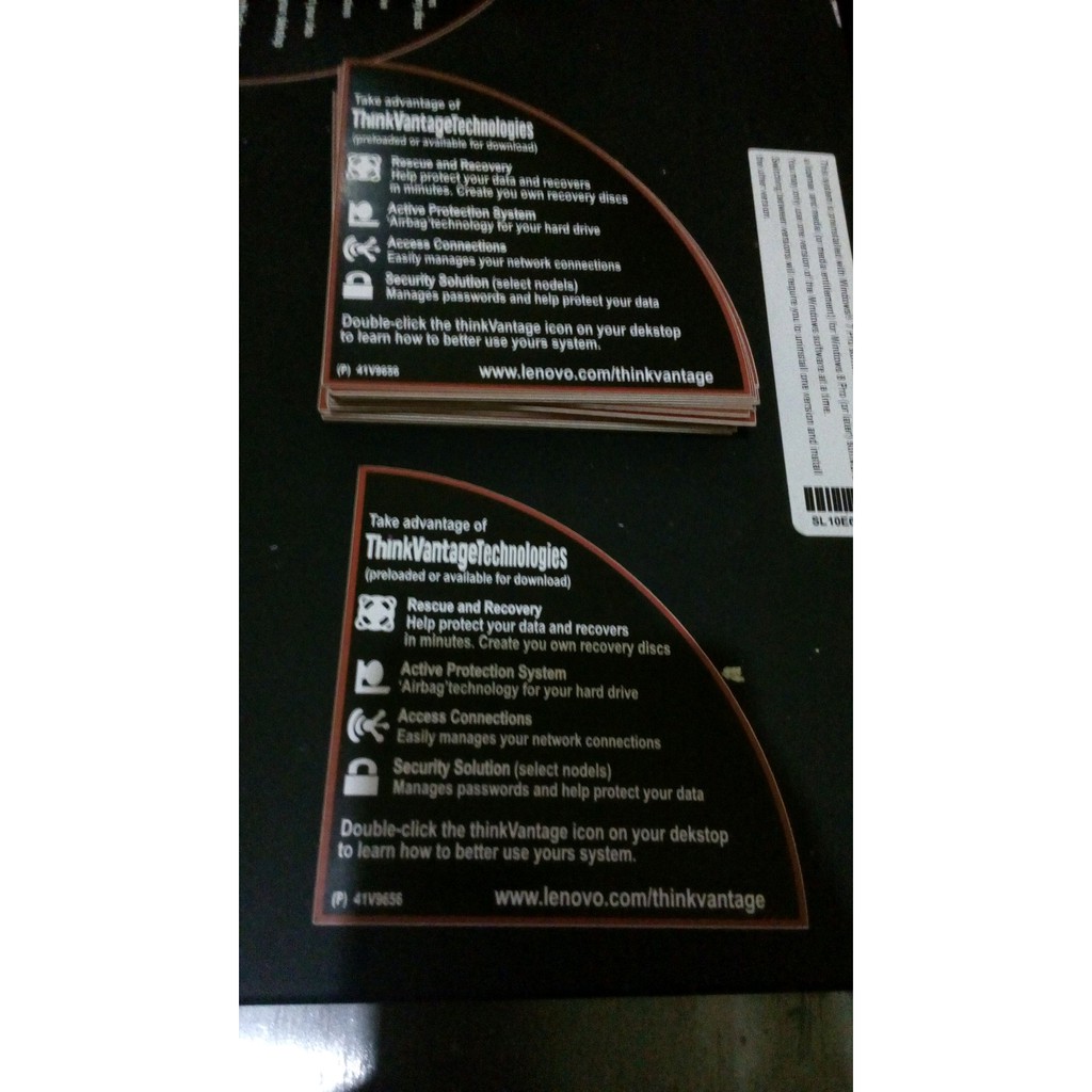 Jual sticker lenovo ibm thinkpad Obral