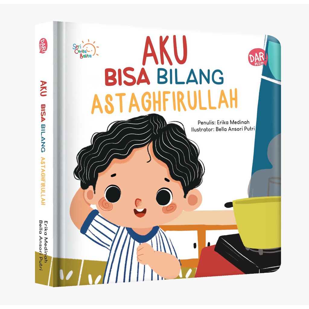 BOARDBOOK Seri Cerita Balita: Aku Bisa Bilang Terimakasih/Permisi/Subhanallah/Alhamdulihah/Masyaallah/Astaghfirullah/Bismillah-blang astaghfirullah