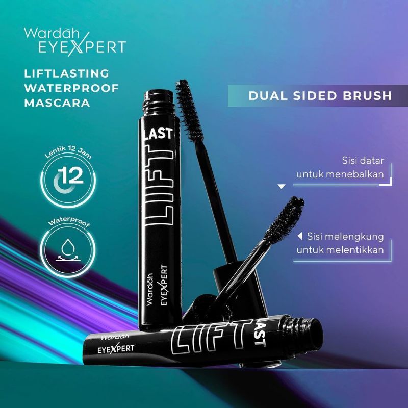 Original Wardah eyexpert Liftlast Waterproof Mascara / maskara wardah terbaru