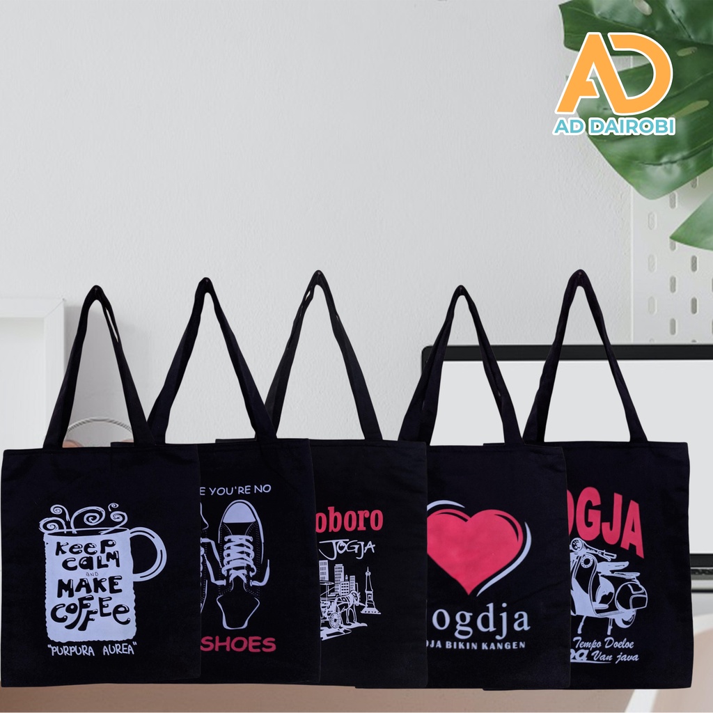 Tas Totebag Murah Berkualitas, Nyaman digunakan, Totebag Jogja, Totebag Pria Wanita