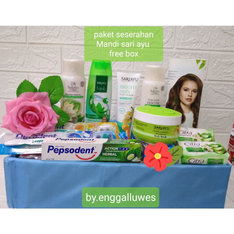 PAKET SESERAHAN MANDI SARIAYU FREE BOX