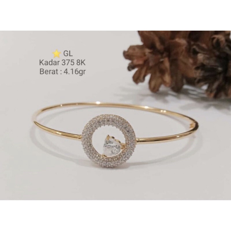 Gelang rachel rose bangle kadar 375/8k