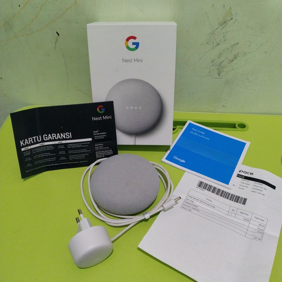 Smart Speaker Bekas Google Nest Mini 2 2020 Eks Garansi Resmi TAM