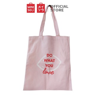 Miniso Official Sassy Me Tas  Wanita Shopping  Bag Shopee  