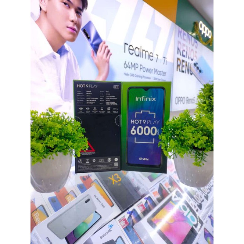 infinix Hot 9 play 2Gb/32Gb dan 4Gb/64Gb