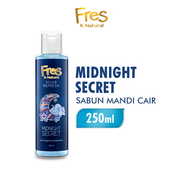 Fres And Natural Sabun Mandi cair Midnight Secret Botol 250 ml