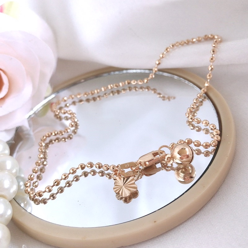 Gelang Kaki & tangan 8k superball biji lada  375 elegant terlaris