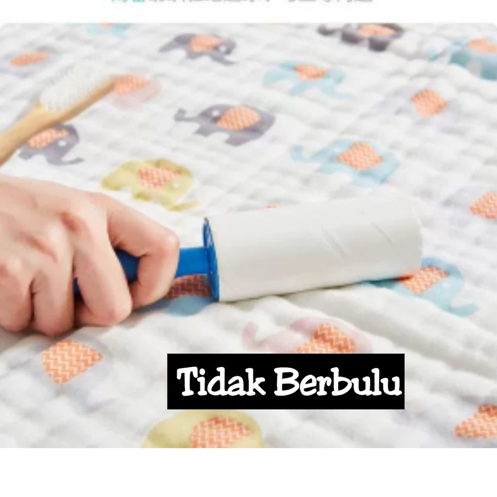 Kain Muslin Selimut Lucu Bayi Newborn Kain Multifungsi Alas Tidur Bayi Anak Impor Baby Blanket Tebal