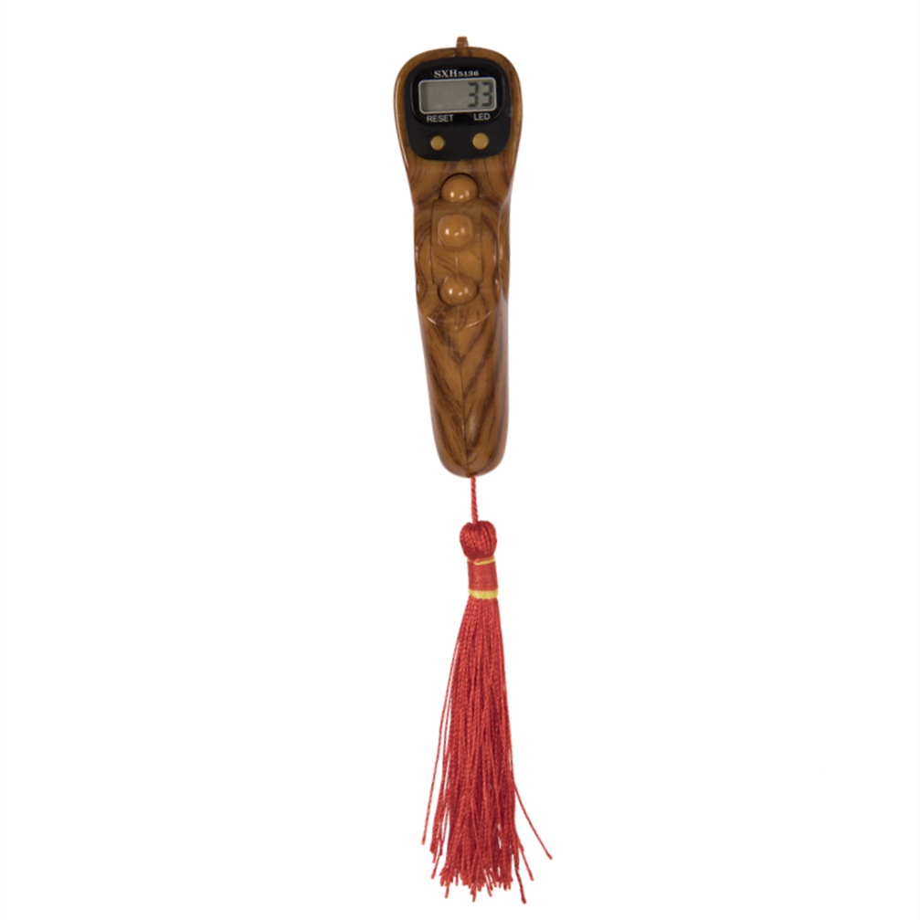 TASBIH Digital Muslim Tasbih LED Terbaru / Muslim Tasbih Digital Kayu Manik Alat Hitung Led Digital Tasbih Premium Ori-Terbaru +Coklat Muda