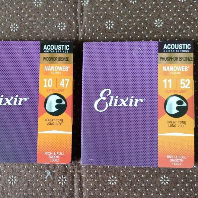 ➯ senar gitar elixir akustik string ⅍