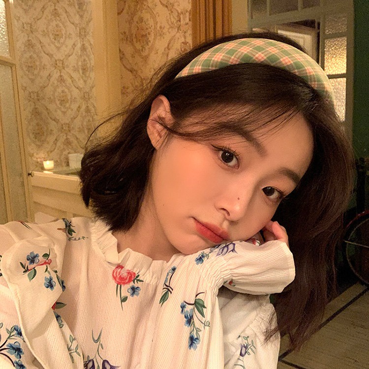 Cloud Korean Headband Bando Busa Korea Lebar 3cm Tebal 1cm Bando Tebal Motif Korea Empuk Sponge Headband