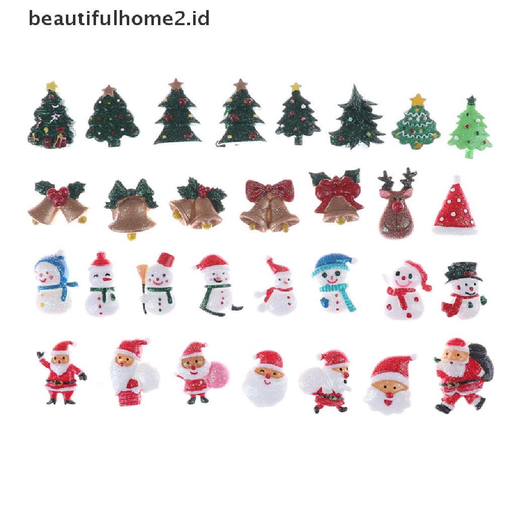 (Beautifulhome2) Buku Literatur Bahasa MandarinId 10pcs / Set Miniatur Pohon Natal / Snowman Untuk Dekorasi Rumah Boneka Diy