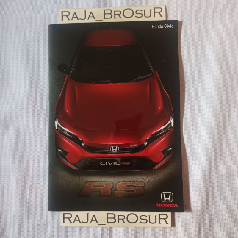 Poster brosur katalog booklet Honda Civic RS 2021