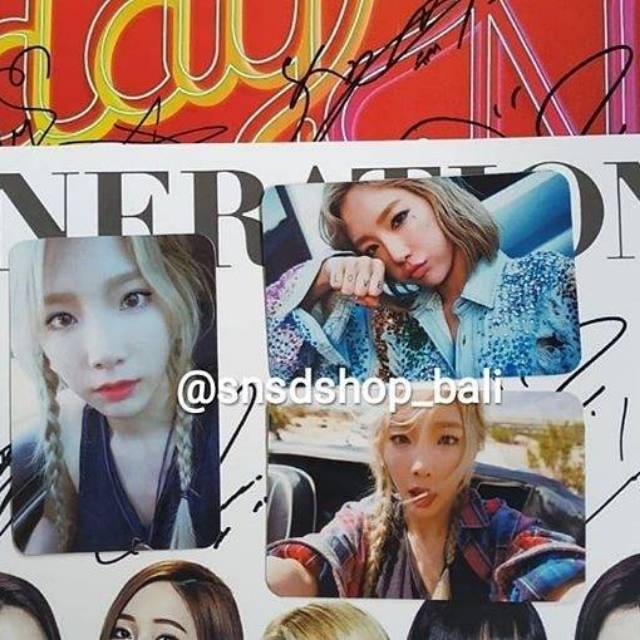 SET PHOTOCARD TAEYEON WHY