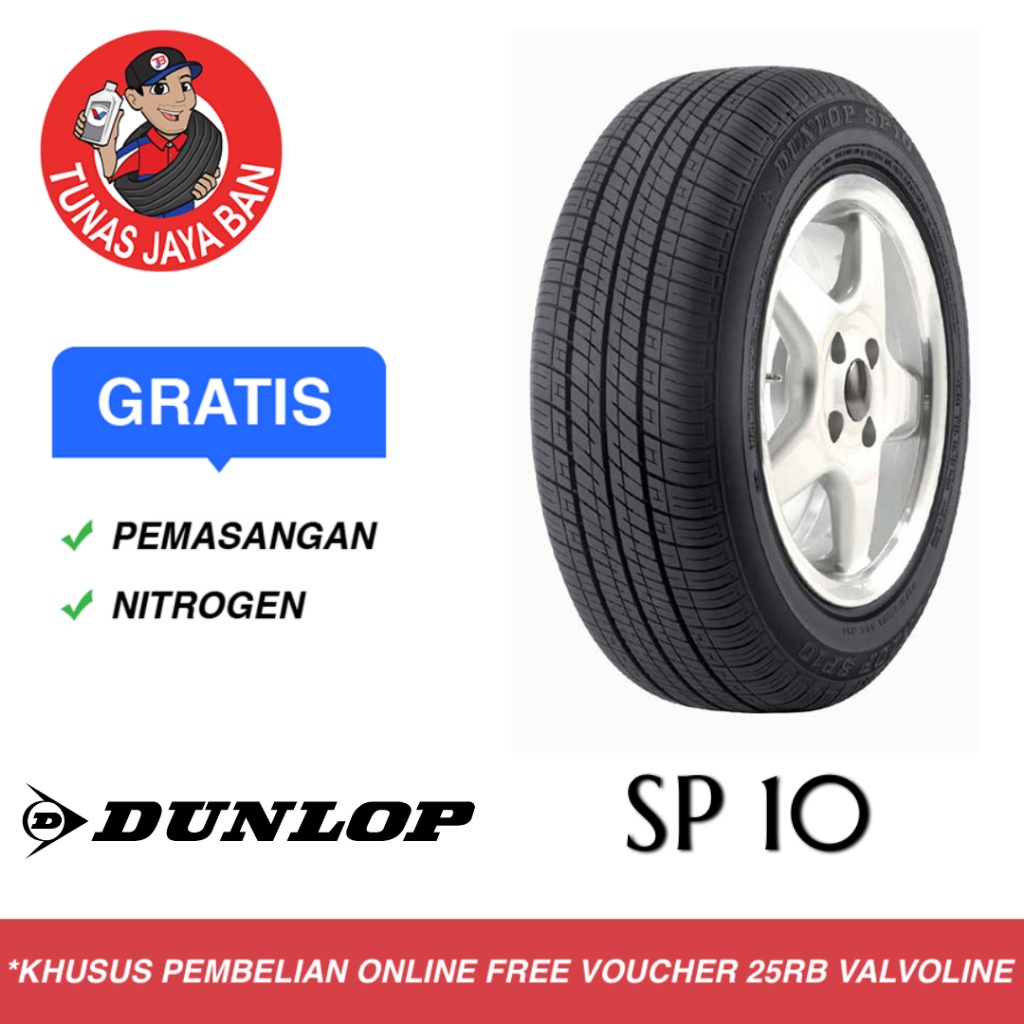 Ban Mobil Dunlop SP10 185/65 R15 Toko Surabaya 185 60 15