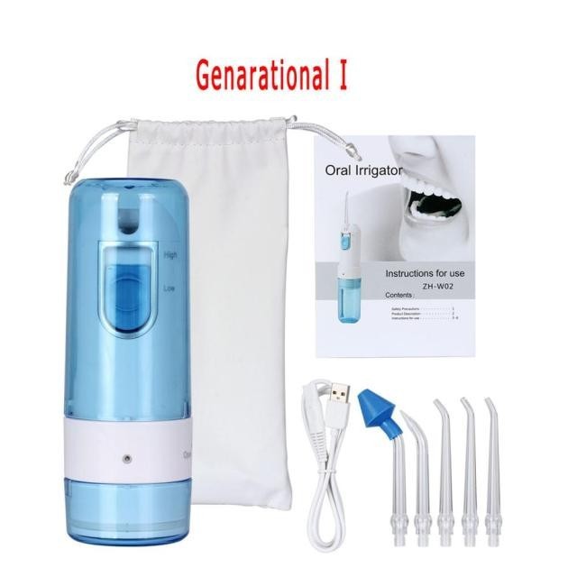 Portable Oral Irrigator Water Flosser Dental Electric Floss Water Jet Pembersih gigi