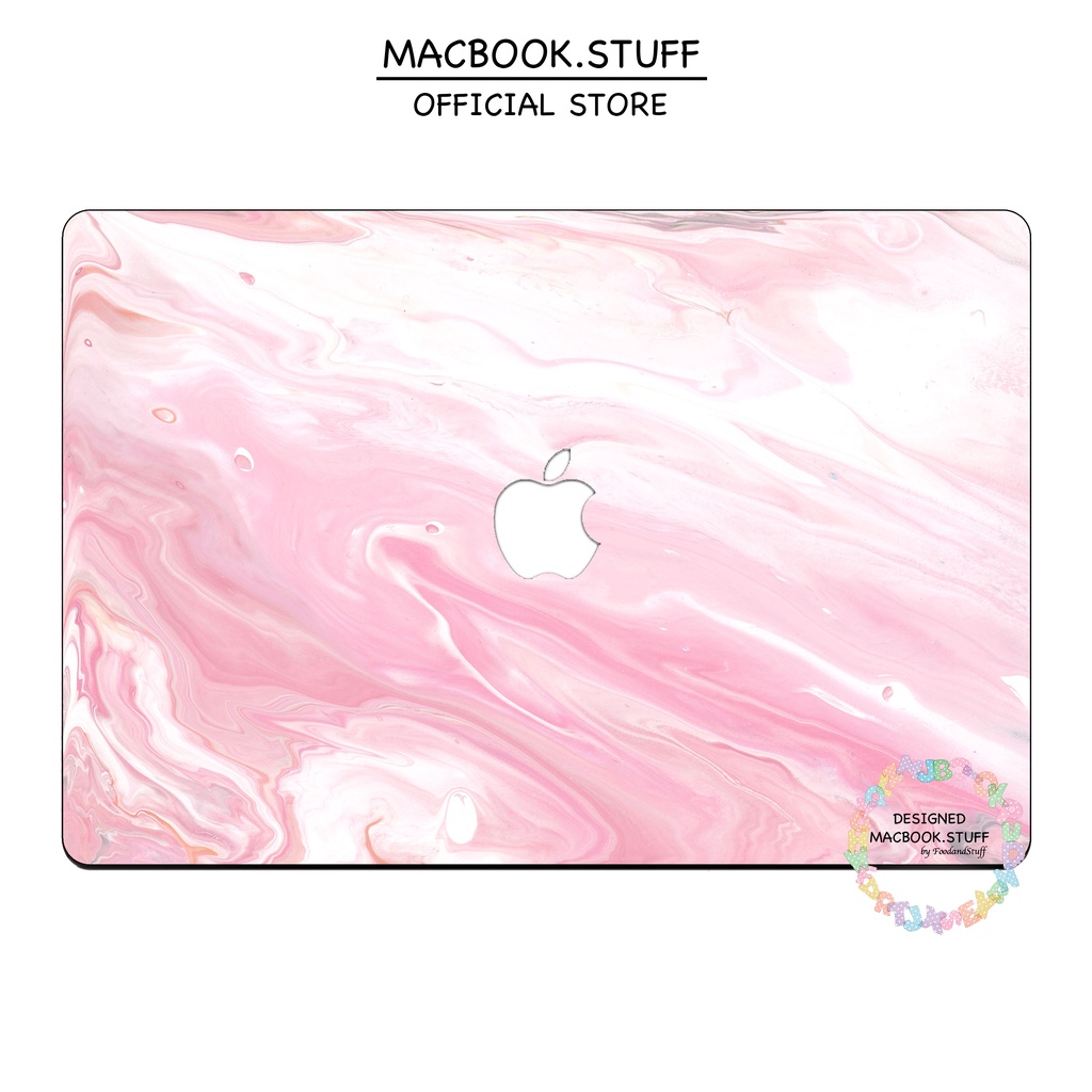 CUSTOM Case MACBOOK MARBLE PINK NEW AIR PRO RETINA 11 12 13 14 15 16 INCH NON /  WITH CD ROOM / TOUCHBAR / TOUCH ID / M1 2020 2021 2022