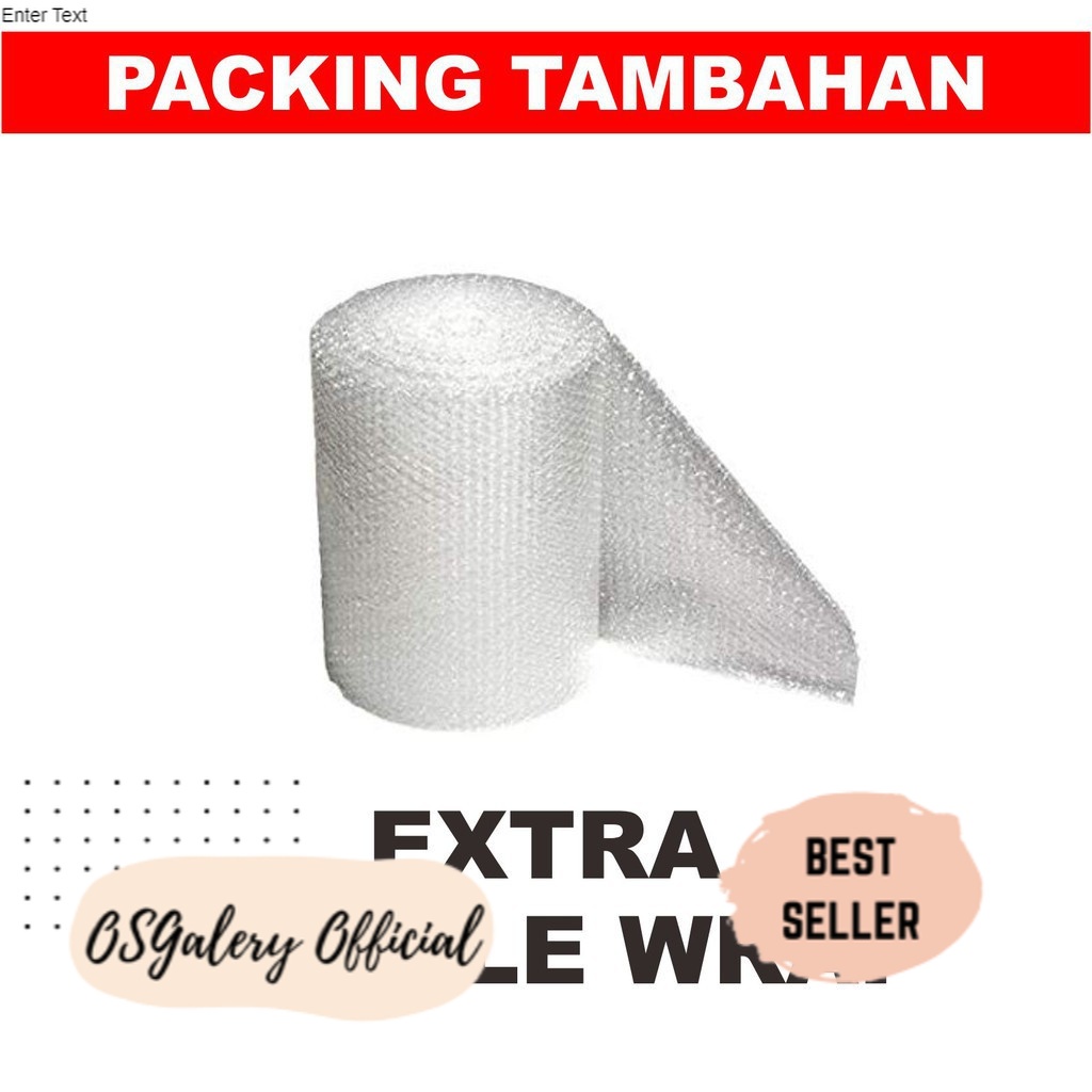 

✨✨ OS100 OSGalery Bubble Wrap tambahan / Lakban tambahan / kardus tambahan✨✨