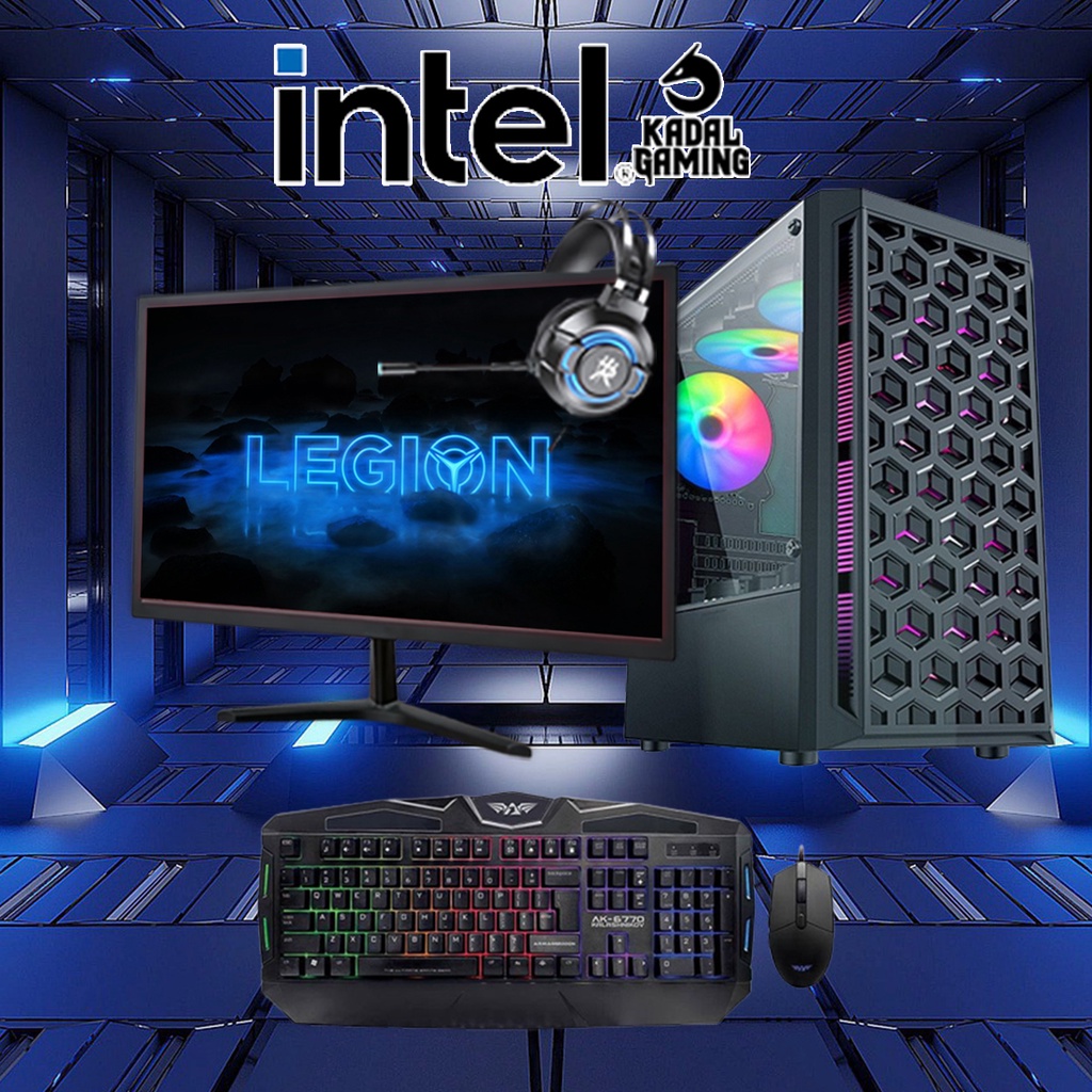 PC Gaming Intel Core i5 3470 VGA GTX 1050 Ti 4GB Paket Full set Komputer Rakitan Kantor Design Render Livestream Editing 1050Ti