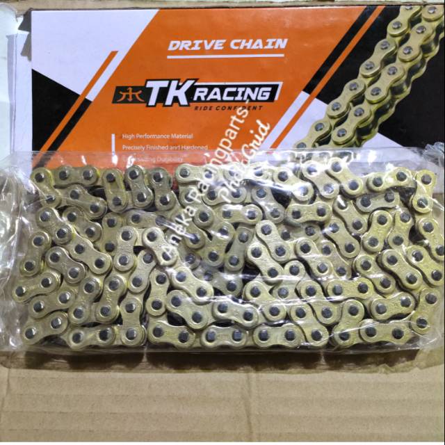 Rantai klx crf dtracker TK Racing gold 428-140