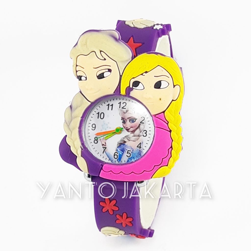 JAM TANGAN FROZEN ANAK PEREMPUAN UMUR 1-6 TAHUN