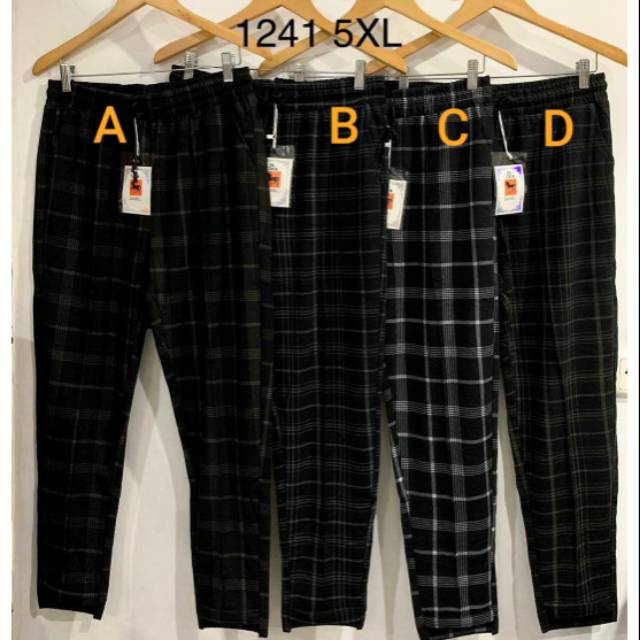 GOOD 1241# 1242# Celana ZARA Kotak Import Extra Jumbo Seri 1241, 1242 5XL
