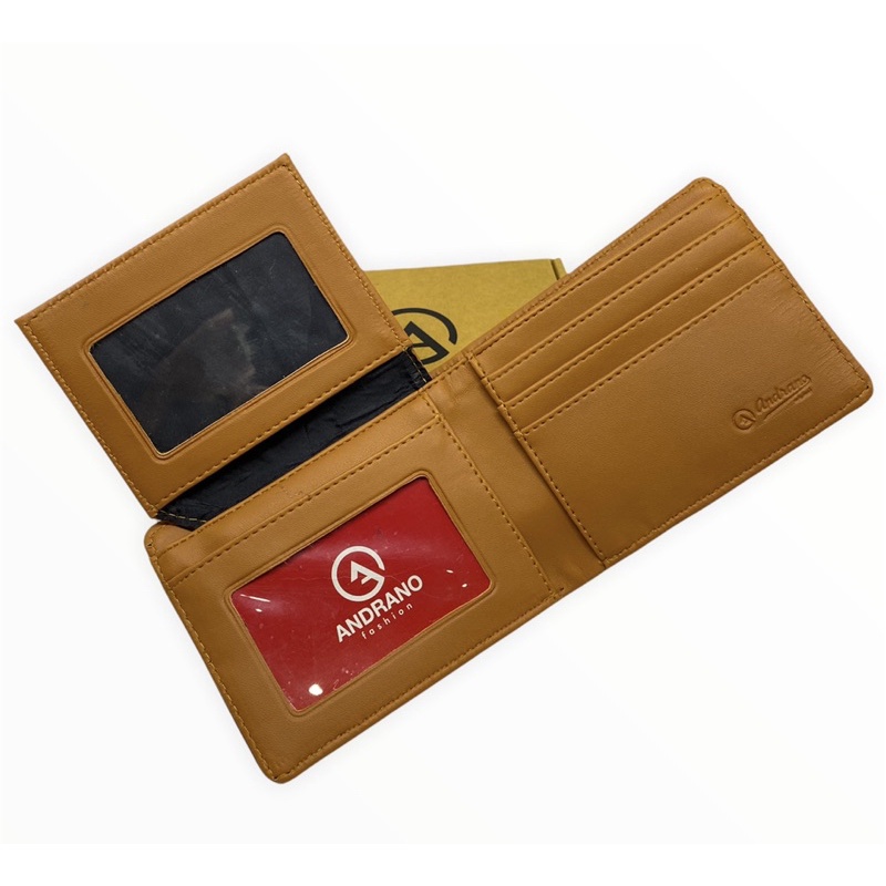 DOMPET PRIA LIPAT ANDRANO DOMPET LIPAT PRIA MURAH MERIAH DOMPET PRIA KULIT SINTETIS DOMPET PRIA DISTRO DOMPER LAKI LAKI DOMPET COWOK KULIT POLOS SINTETIS