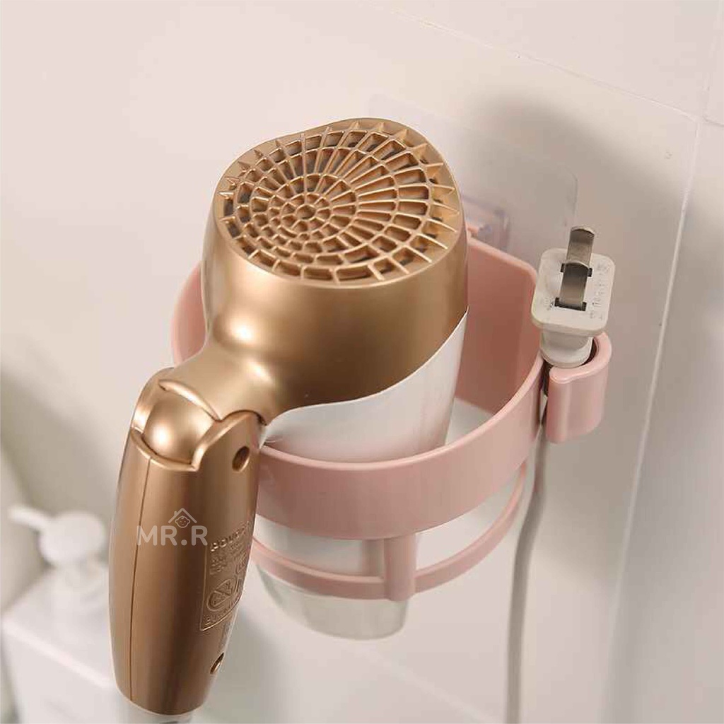 Gantungan Hair Dryer Holder Herdayer Pengering Rambut Rak Hairdryer dan Catokan Tempat Penyimpanan Hadrayer Pengering Rambut