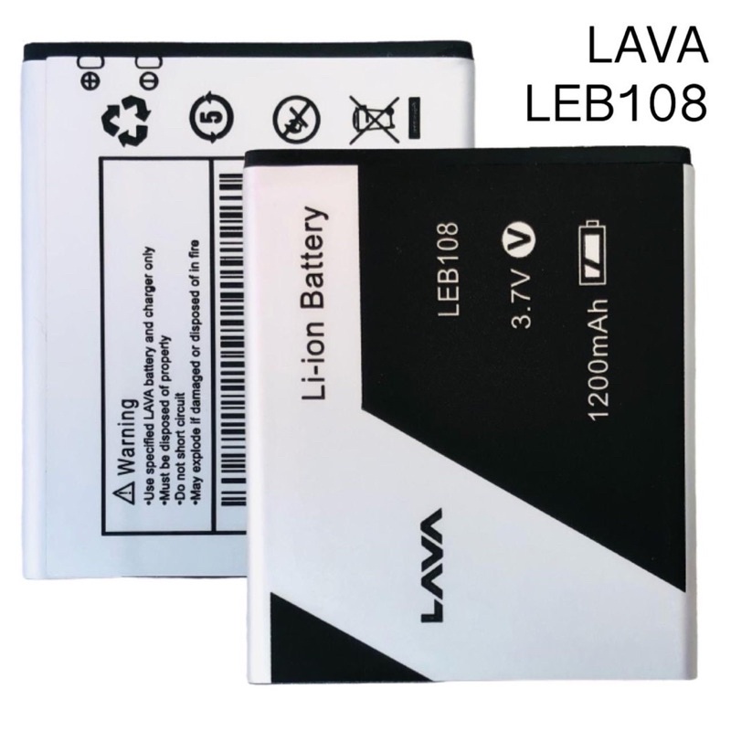 Baterai Lava iris 505 / LEB108 Model Original Baterai