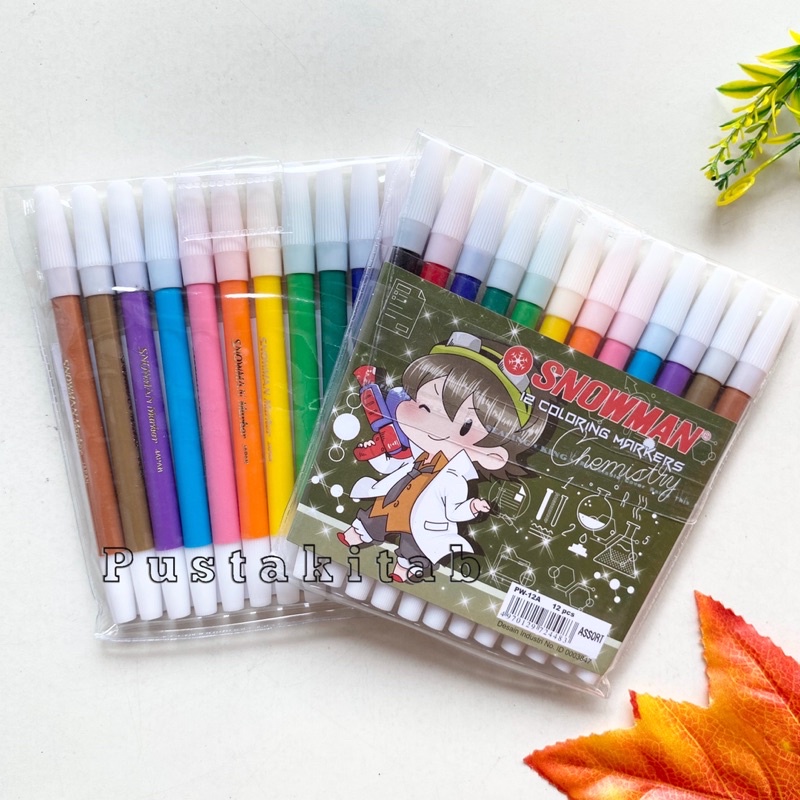 

SPIDOL KECIL SNOWMAN 12 WARNA COLOURING PEN