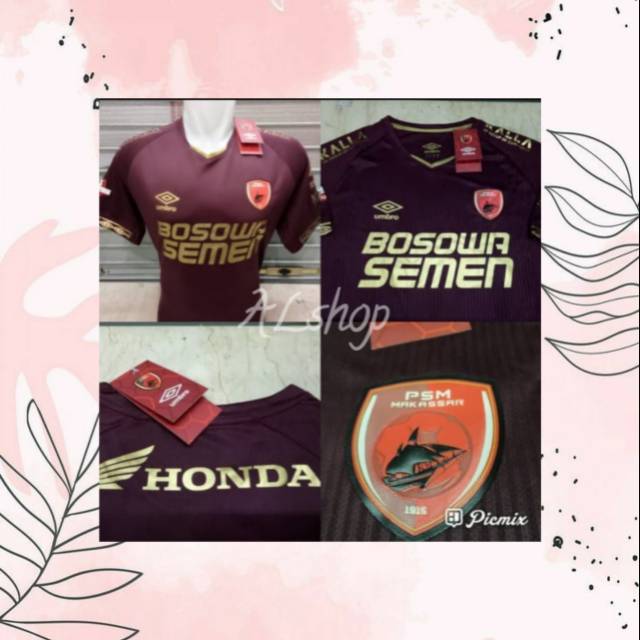 JERSEY BOLA LIGA PSM MAKASSAR HOME LIGA 1 2019-2020 ORI IMPORT