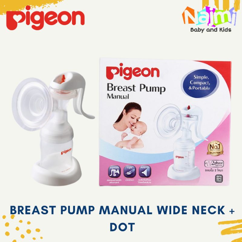 Pigeon Breast Pump Manual Botol Wide Neck / Pompa ASI Breastpump