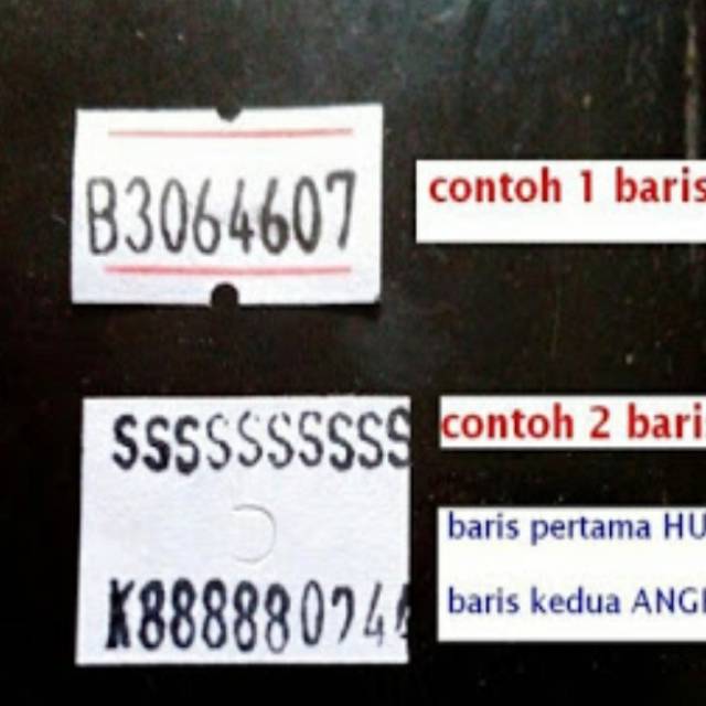 

Isi Price Labeller 1 Baris Stiker Harga