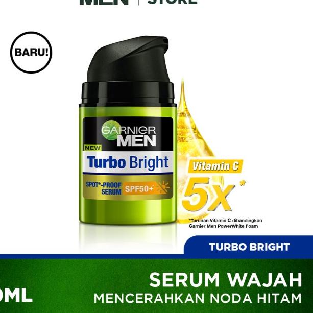 ➵ Garnier Men Turbo Bright Spotproof Serum SPF50+ 40ml Ω