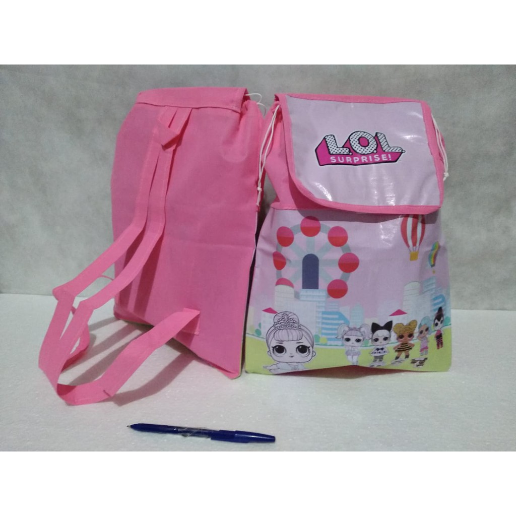 TAS SPUNBOND RANSEL FP Goodie Bag Souvenir Ulang tahun 