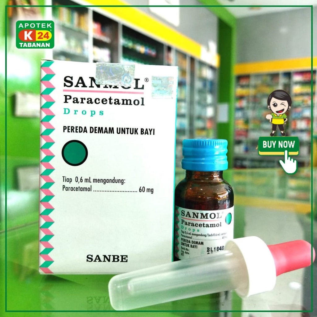 Sanmol Drop | Obat Demam Bayi