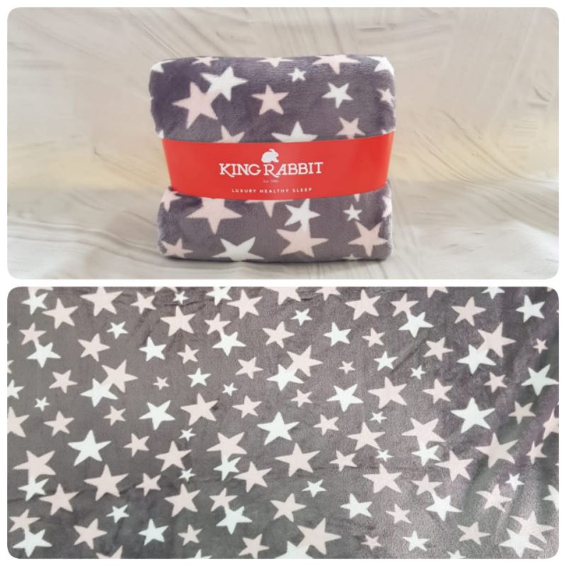 Thermal Blanket King Rabbit - Pink Star's