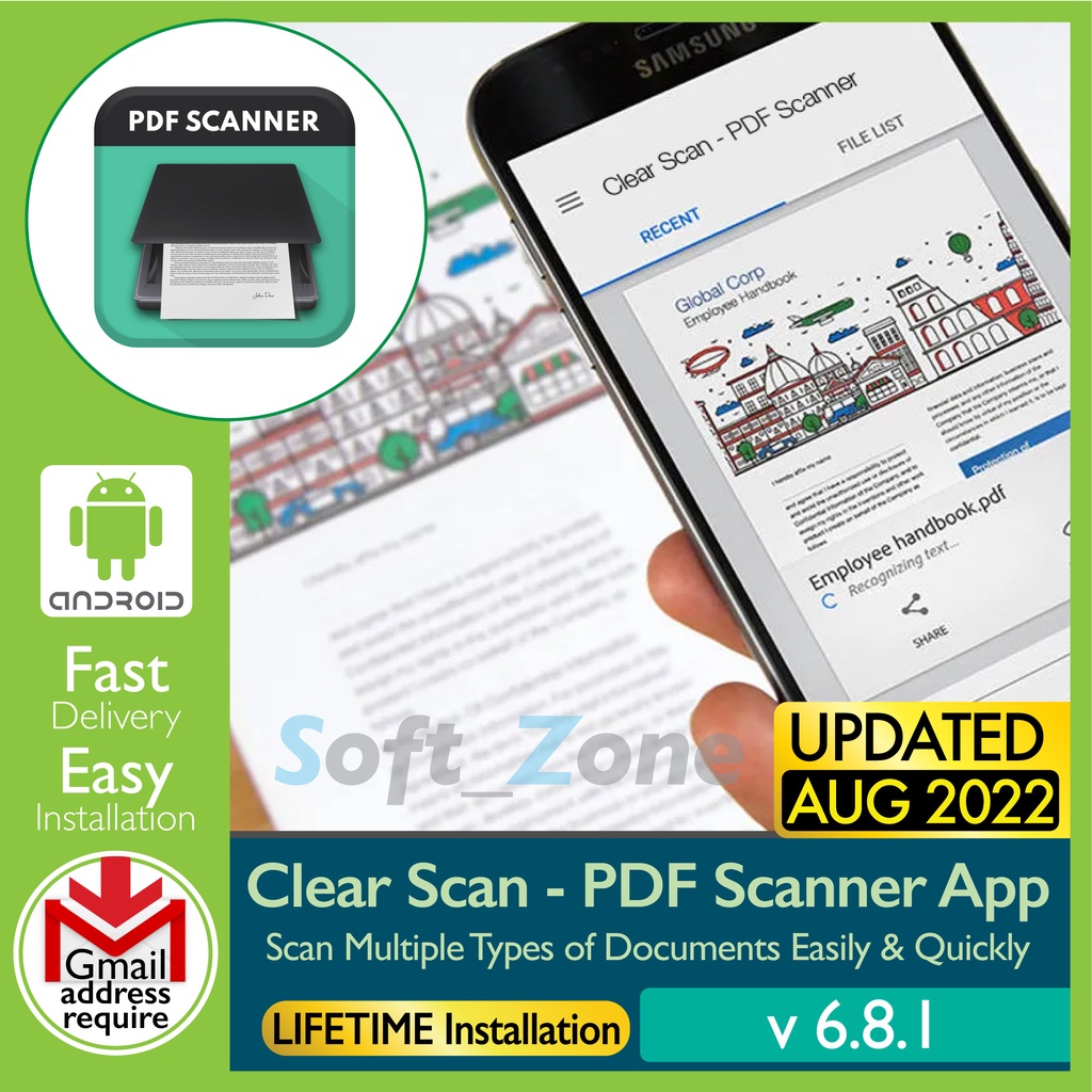

Clr Scn - PDF Scnnr App v6.8.1 - Scn Mltpl Typs f Dcmnts Esly [SmrtPhn - Andrd] - Dgtl Dwnld