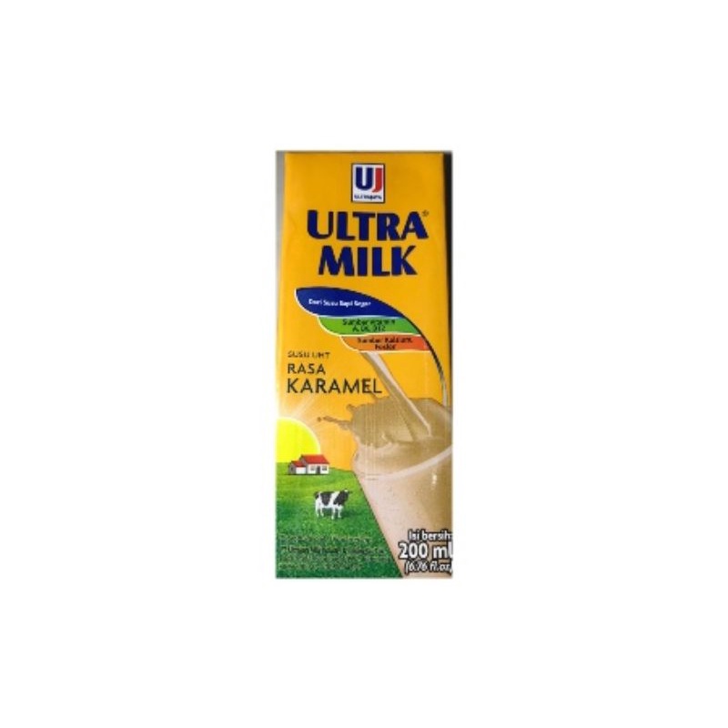 

Susu Ultra Milk rasa Karamel kemasan 200ml. (Harga grosir+free bubble warp)