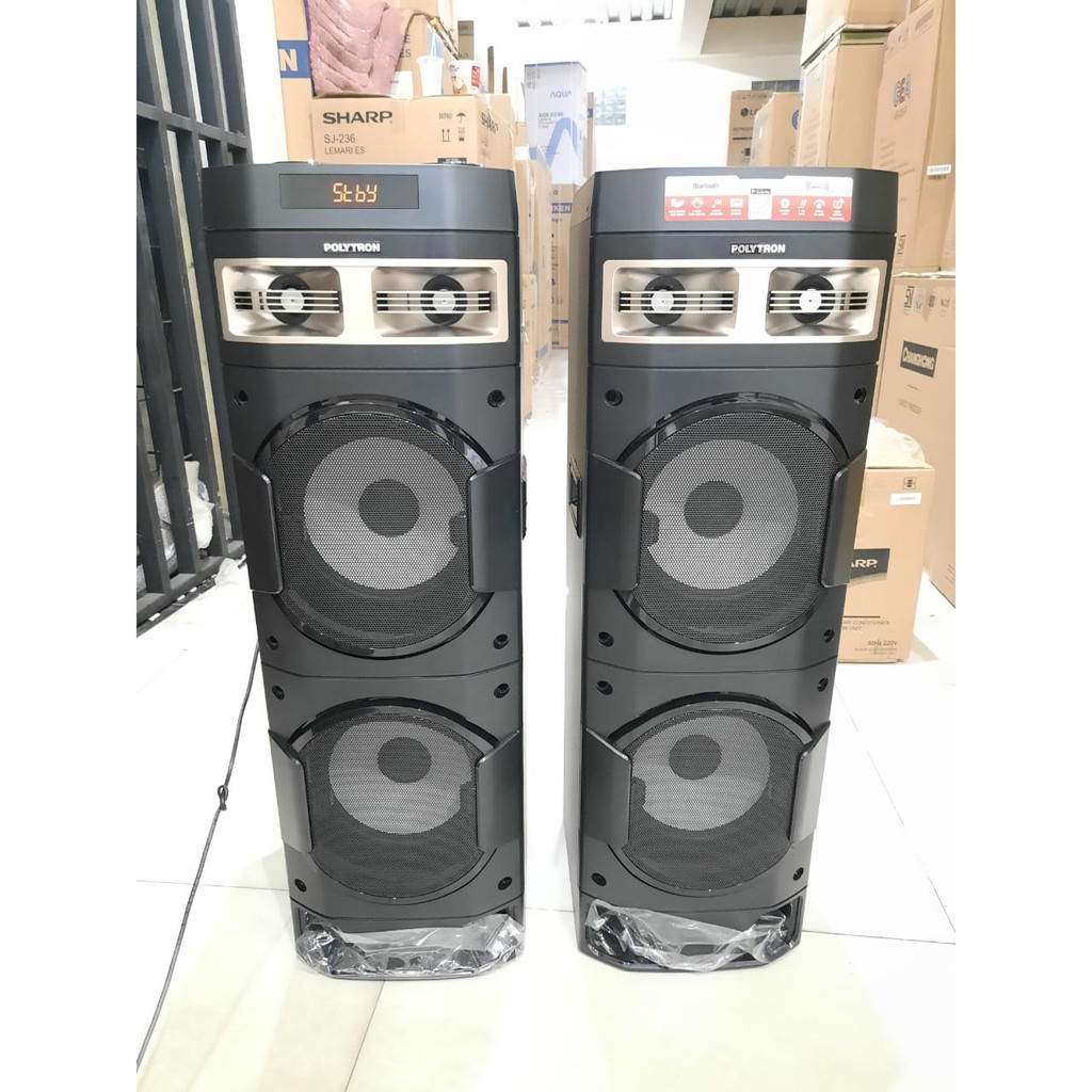 POLYTRON SPEAKER AUDIO PAS 10D28 PAS10D28 USB BLUETOOTH