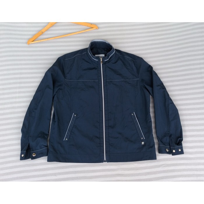 JAKET MANTEL PARKLAND NAVY BEKAS