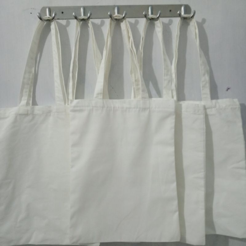 Totebag Drill Kanvas Polos, Ready Stok, Termurah