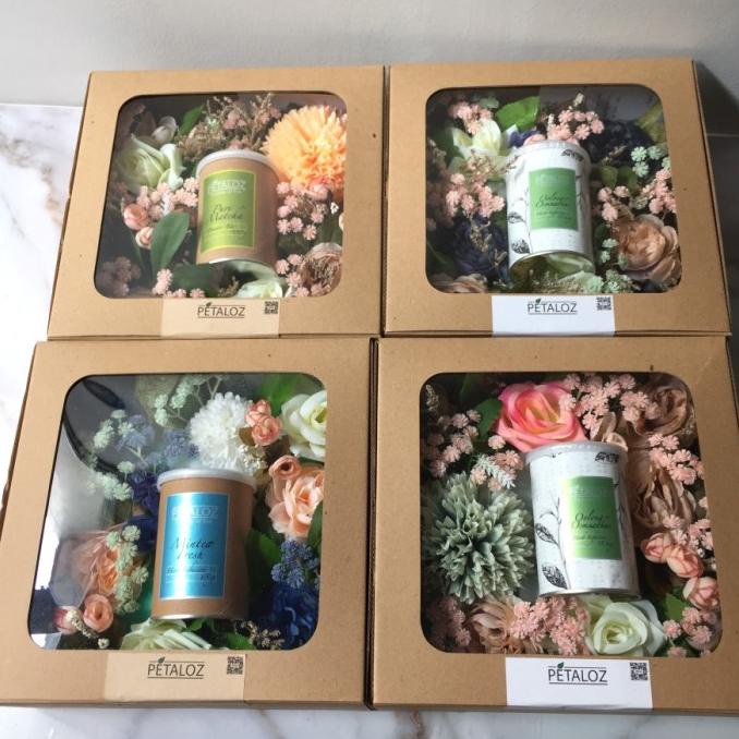 

BLOOM BOX TEA GIFT HAMPERS TEH - PARCEL TEH BUNGA MEKAR - TEA HAMPERS SCS543D3