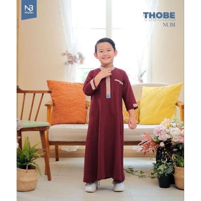 sitystore - Nubi Bekasi - thobe Nubi - Jubah anak usia 3-14 tahun - Gamis anak laki laki - Baju mana