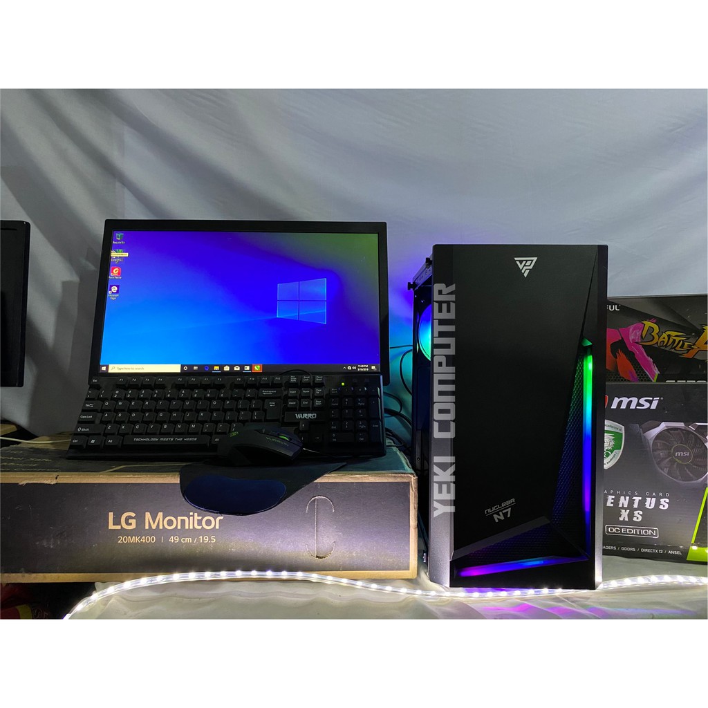 PC GAMING FULLSET i7 ram 16 gb Vga gb Monitor 19 inc-1