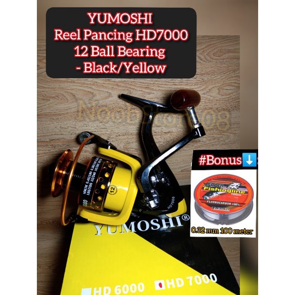 Reel pancing YUMOSHI HD7000 12 Ball Baearing