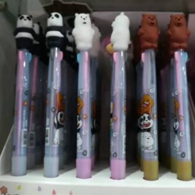 Pulpen lucu karakter beruang 3 color